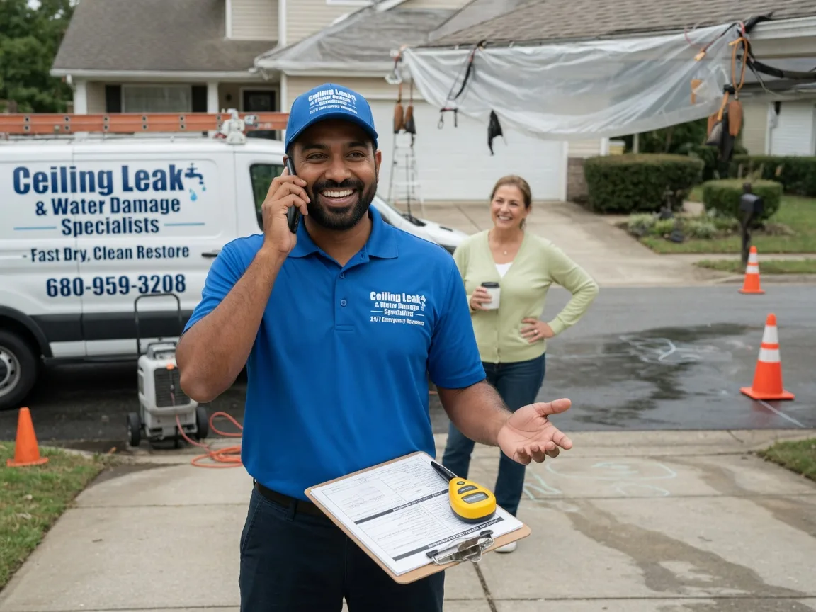 Ceiling Leak Cleanup Lewistown, OH FAQs